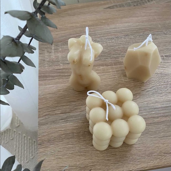 Bubble cube candle - Picture 2 of 2